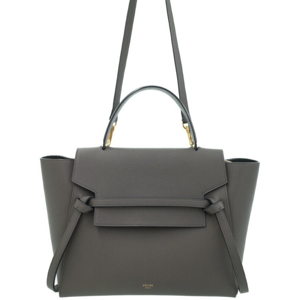 Celine Belt Bag 2way Crossbody Grained Calfskin Leather